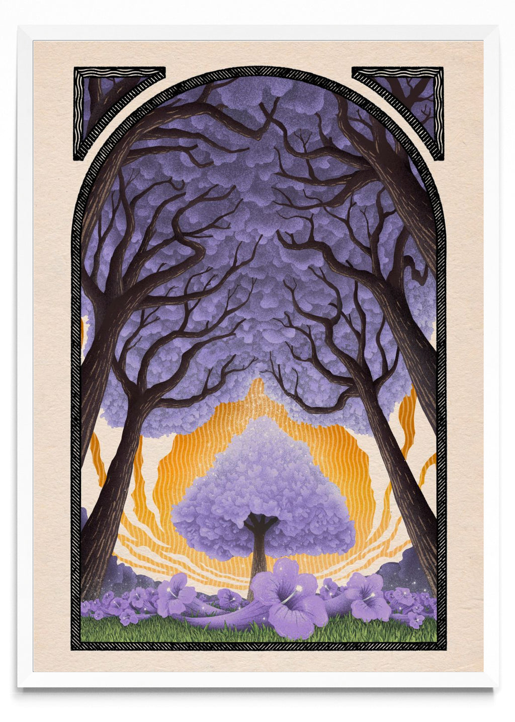 Trees of life - jacarandá - Retrato BL