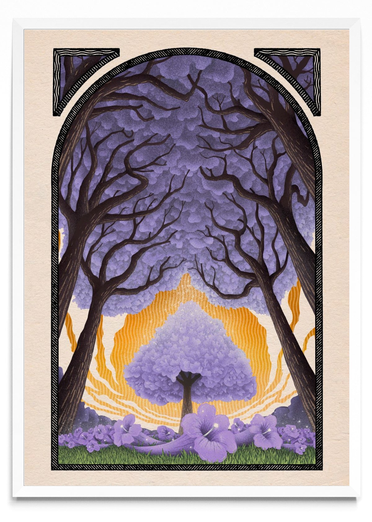Trees of life - jacarandá - Retrato BL