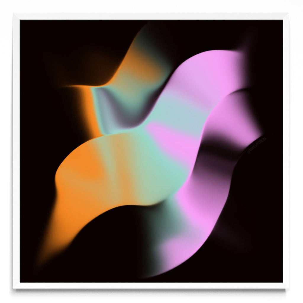 Waving silk - Cuadrado BL