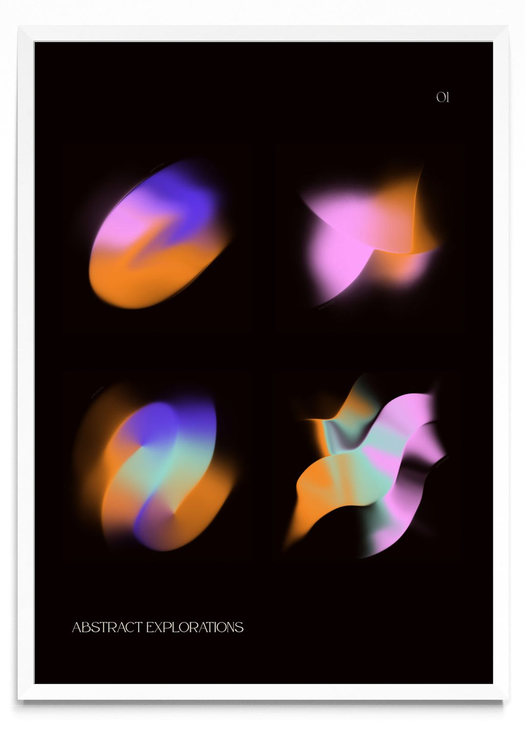 Abstract explorations collage - Retrato BL