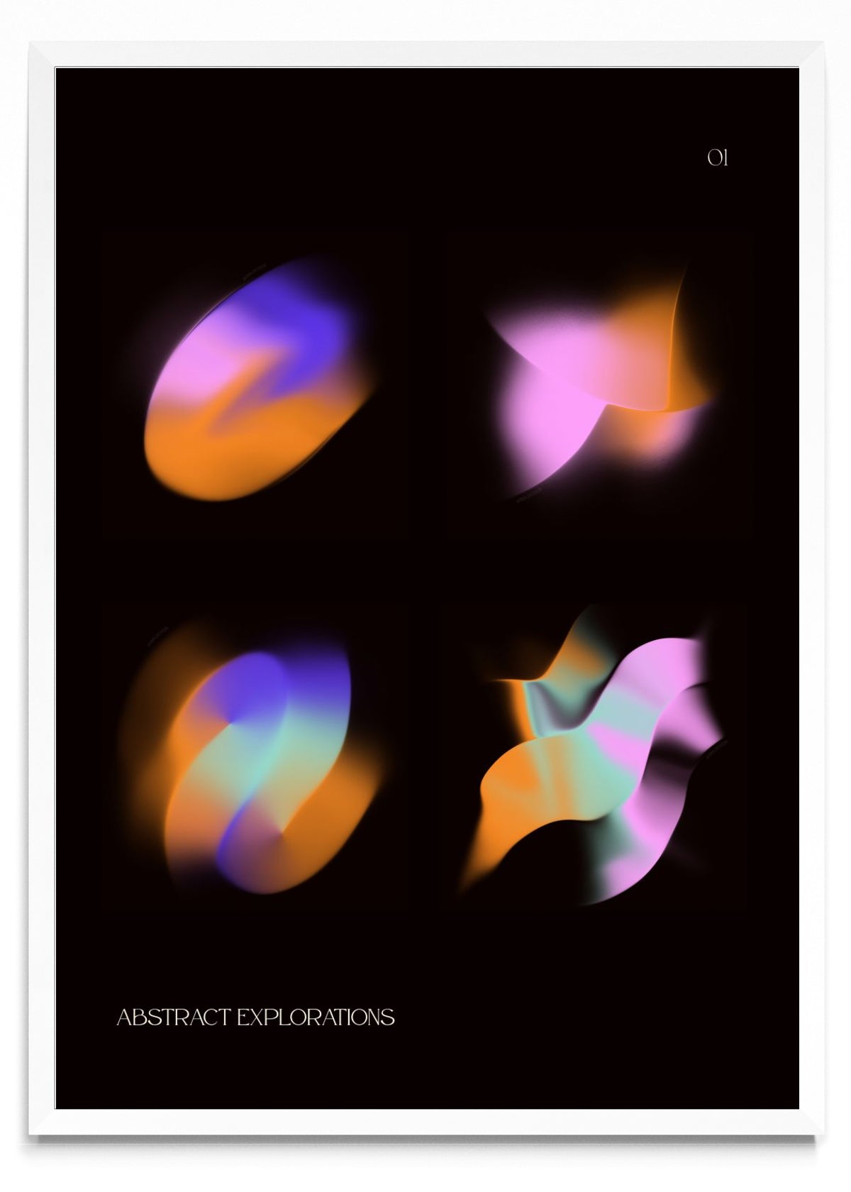 Abstract explorations collage - Retrato BL