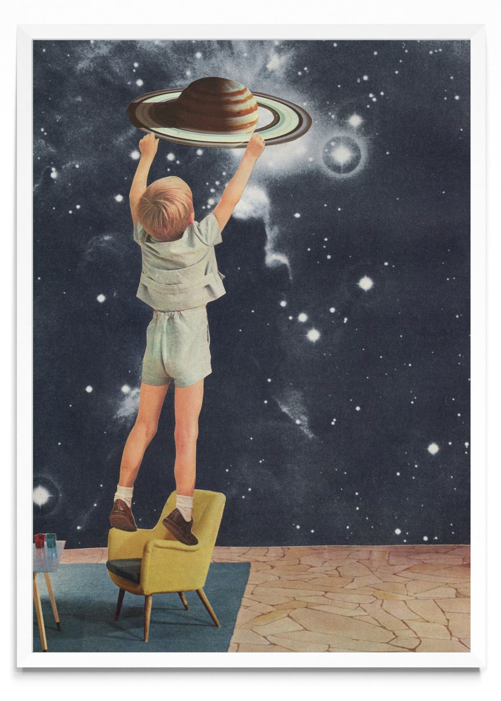 Santiago descubre Saturno - Retrato BL
