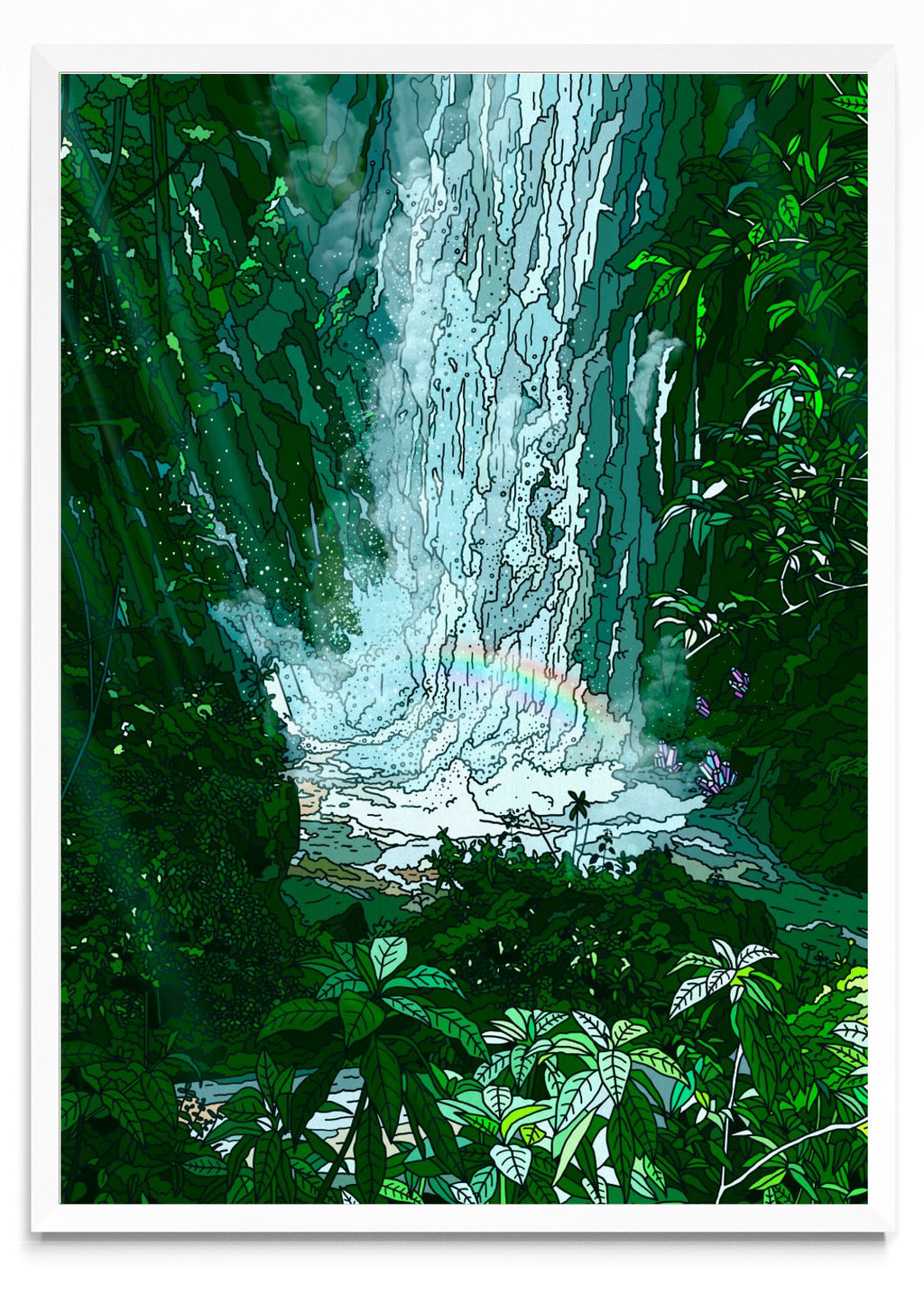 Salto Escondido - Retrato BL