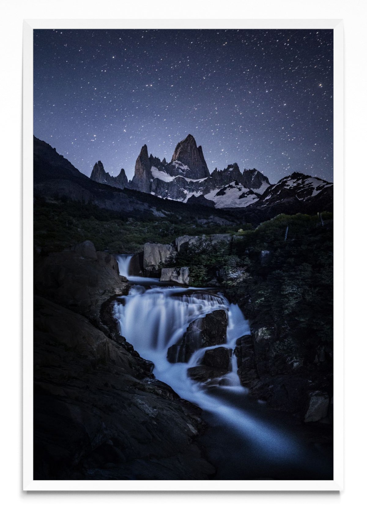 Chalten iluminado por las estrellas - FotoV BL