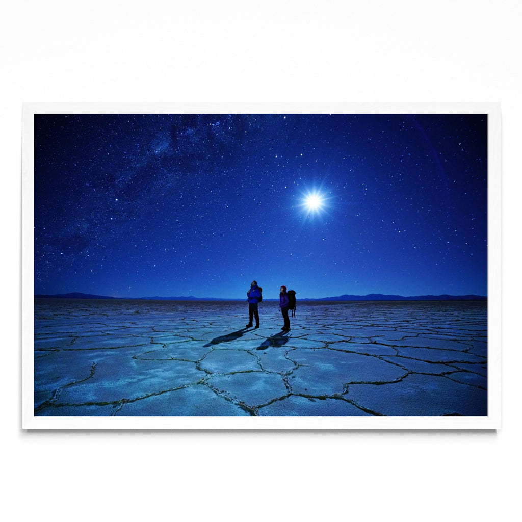Puesta de Luna en el salar - FotoH BL