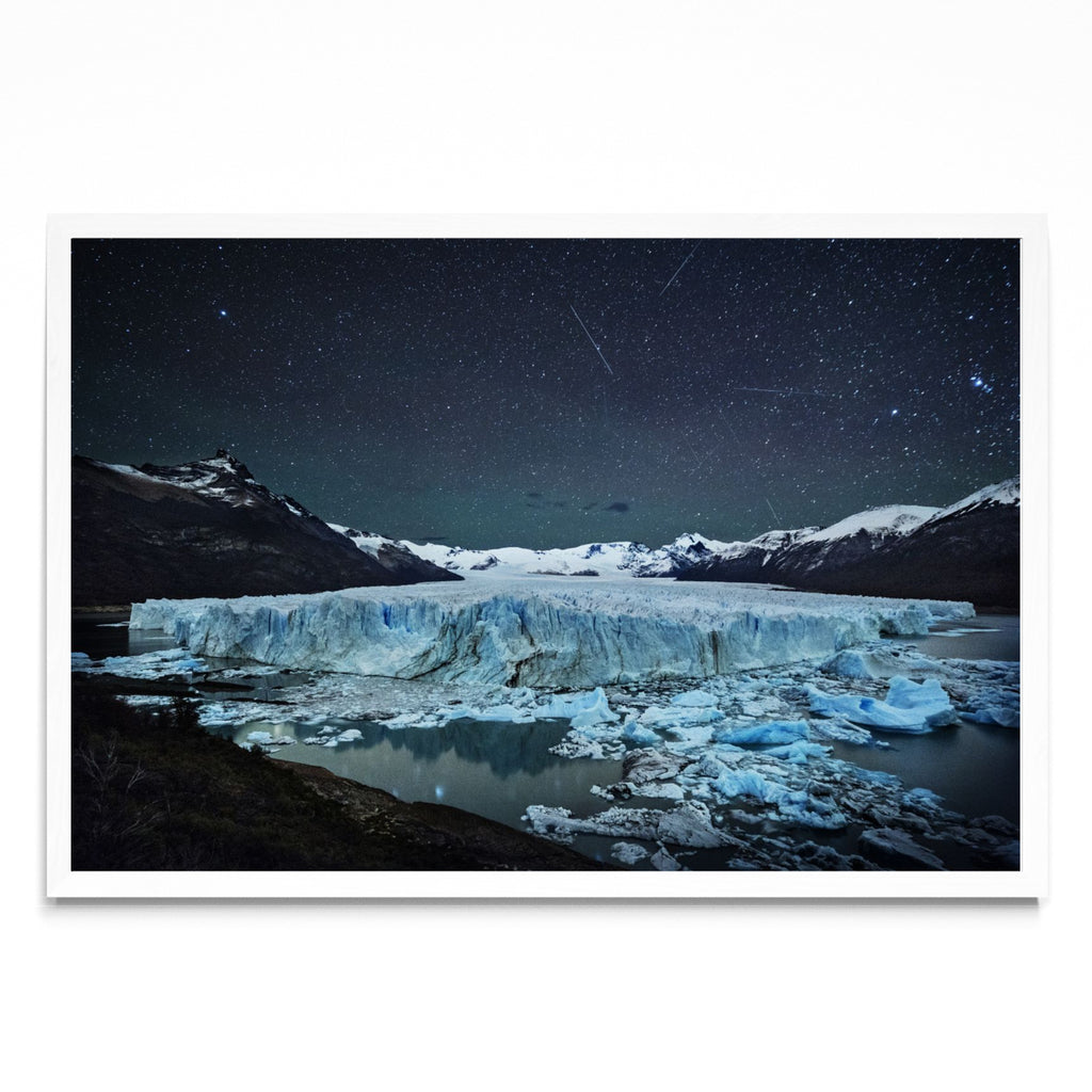 Lluvia de Estrellas sobre el Glaciar - FotoH BL