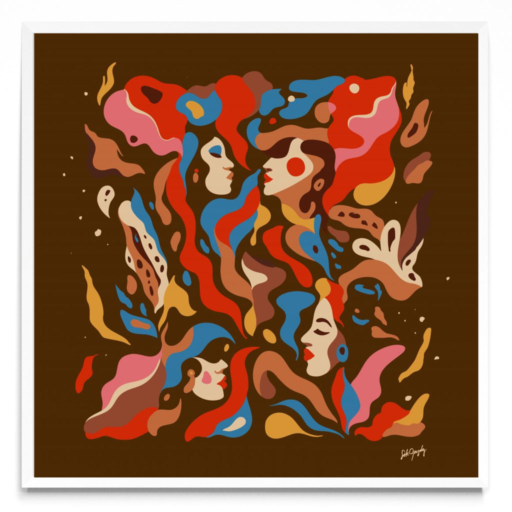 Caras de Fuego_II - Cuadrado BL