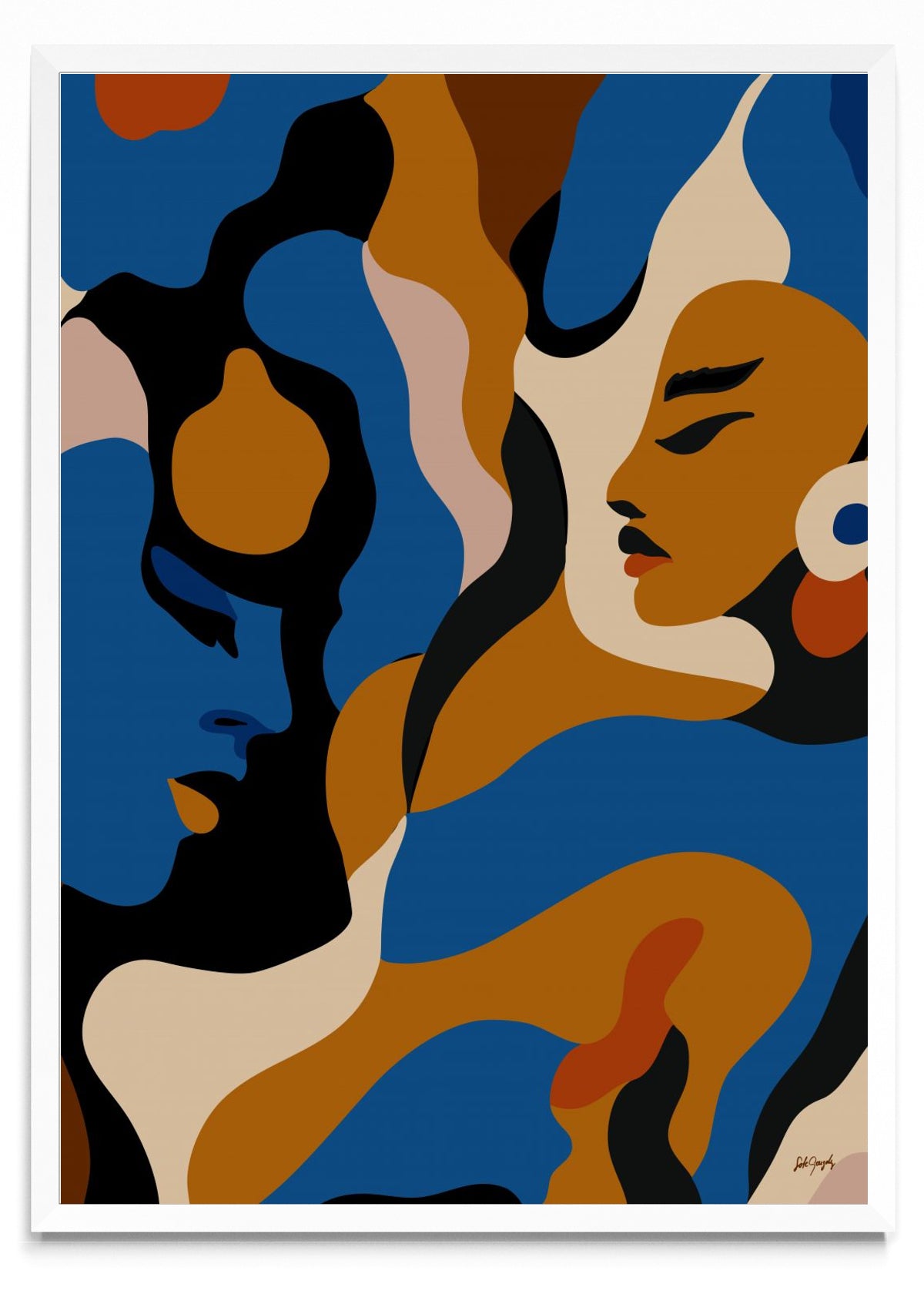 Entre formas_II - Retrato BL