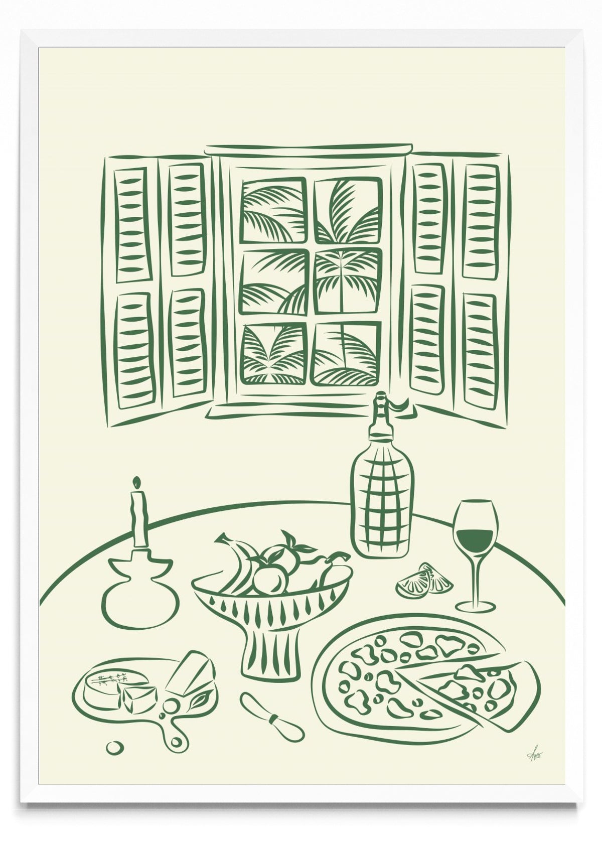 Lunch Time - Retrato BL