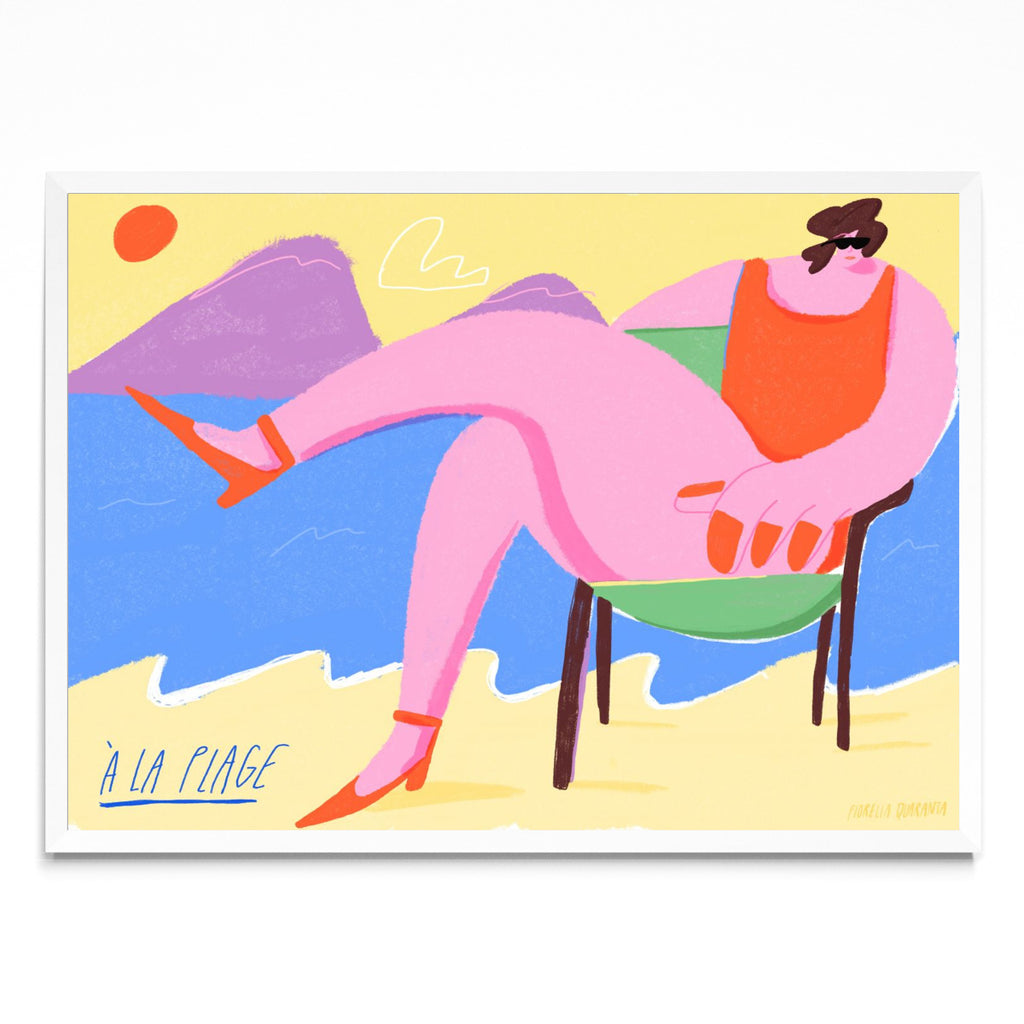 À la plage - Paisaje BL