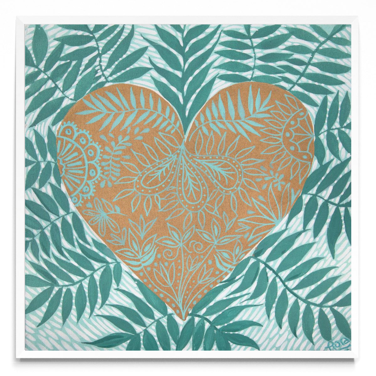 Emerald love - Cuadrado BL