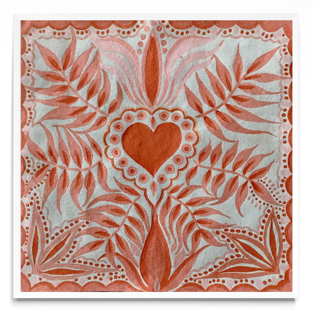 Coral love - Cuadrado BL