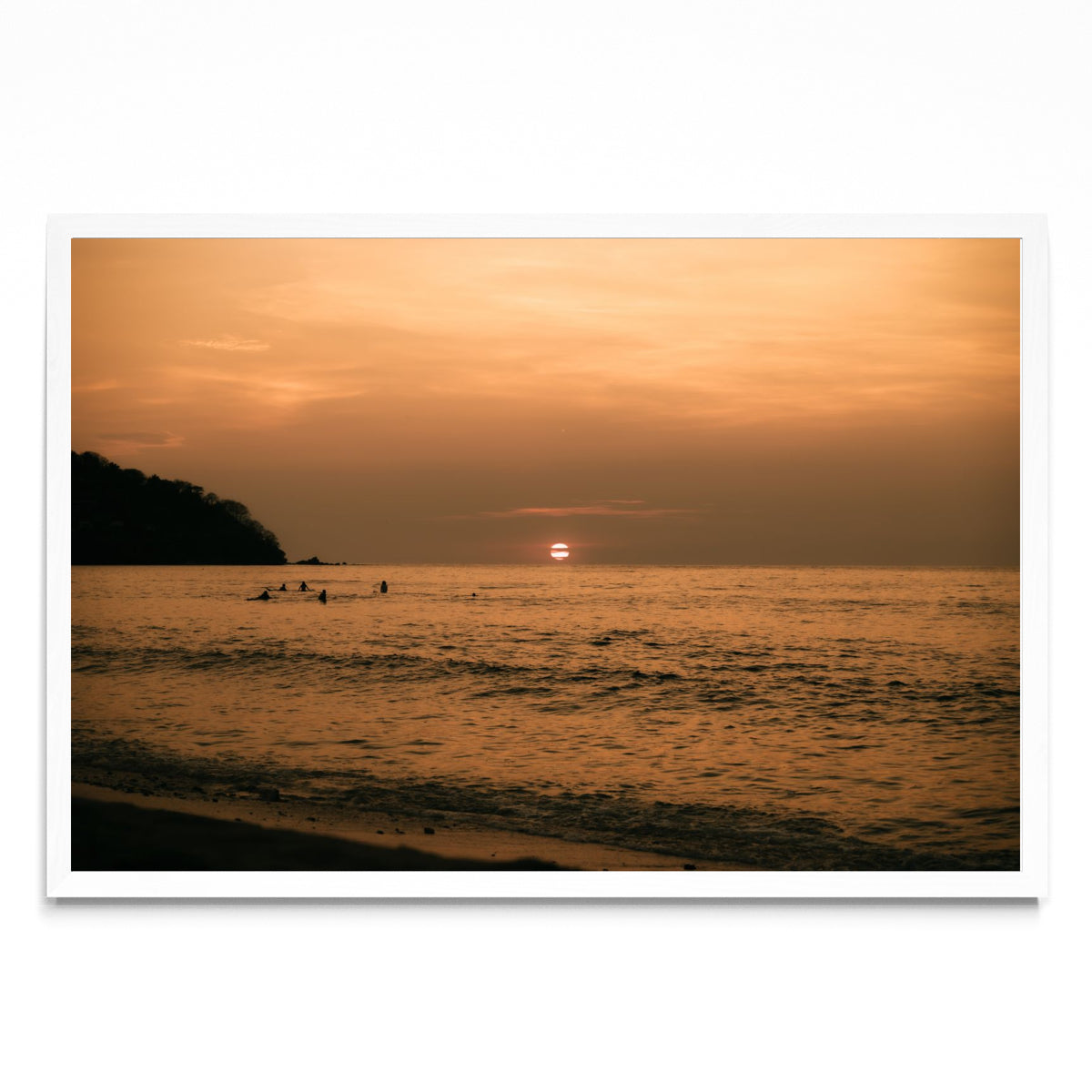 Fin de tarde. Sunset Surfing en Nayarit, México. - FotoH BL