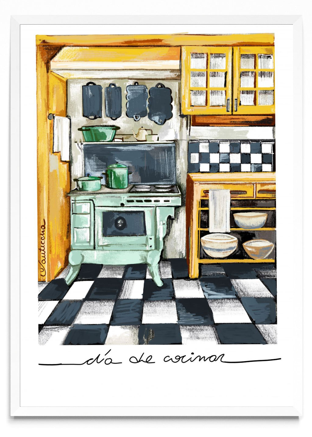 Día de cocinar - Retrato BL