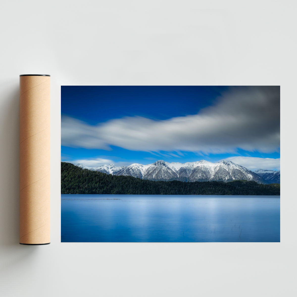 En las montañas. - Paisaje Solo print
