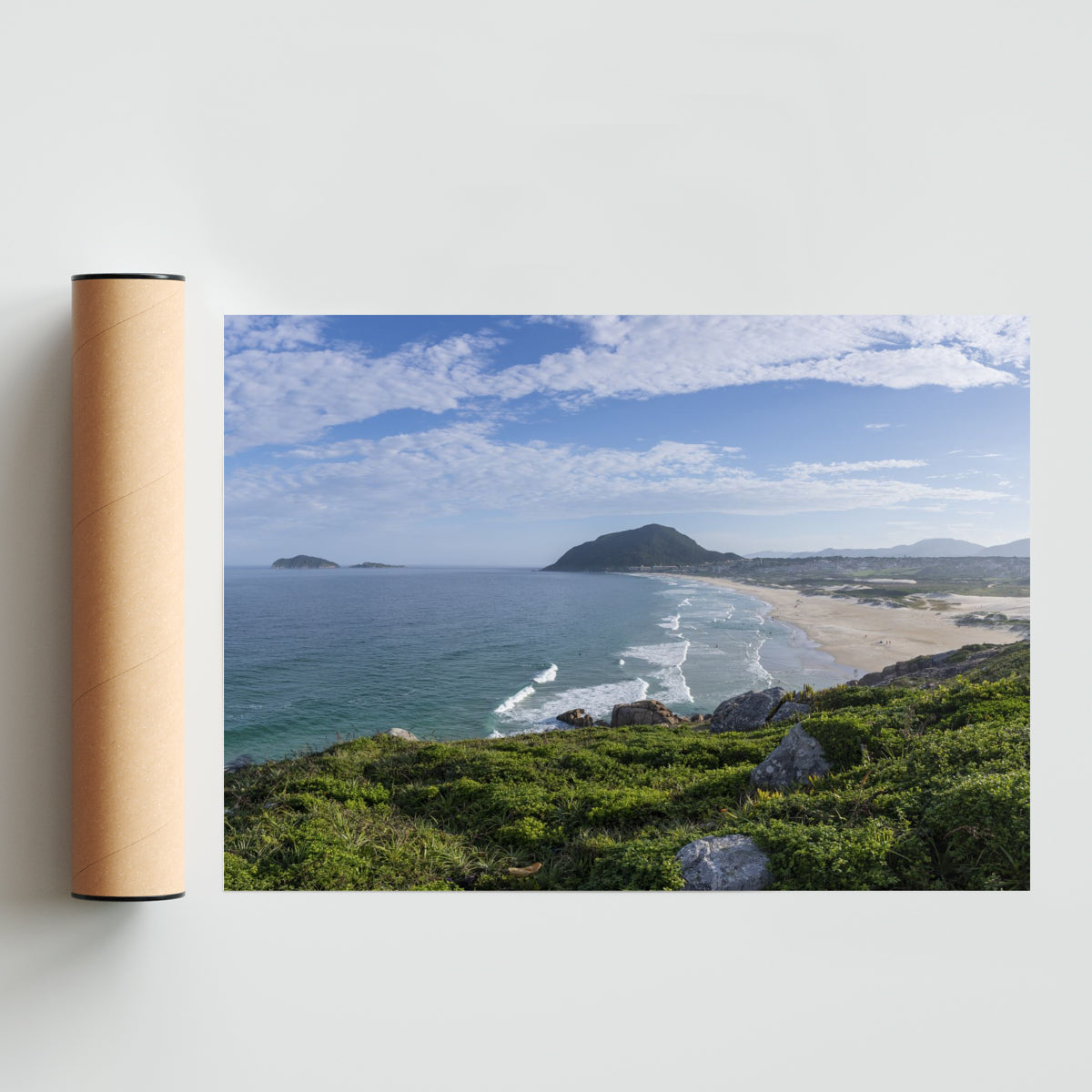 Praia do Santinho - Paisaje Solo print
