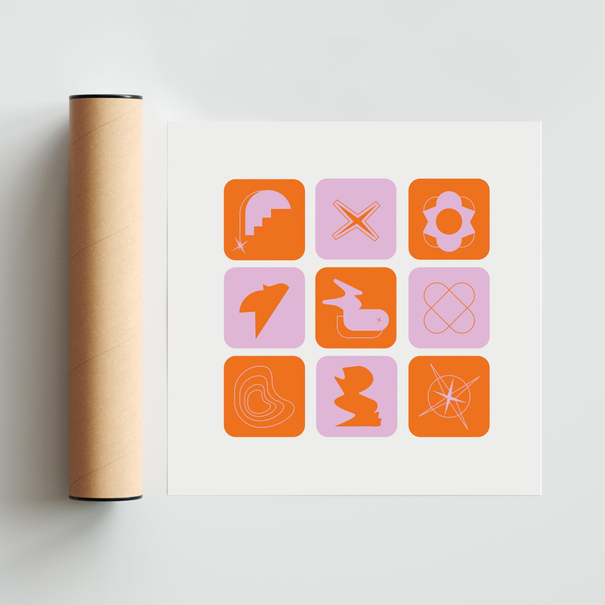 Formas I - Cuadrado solo print