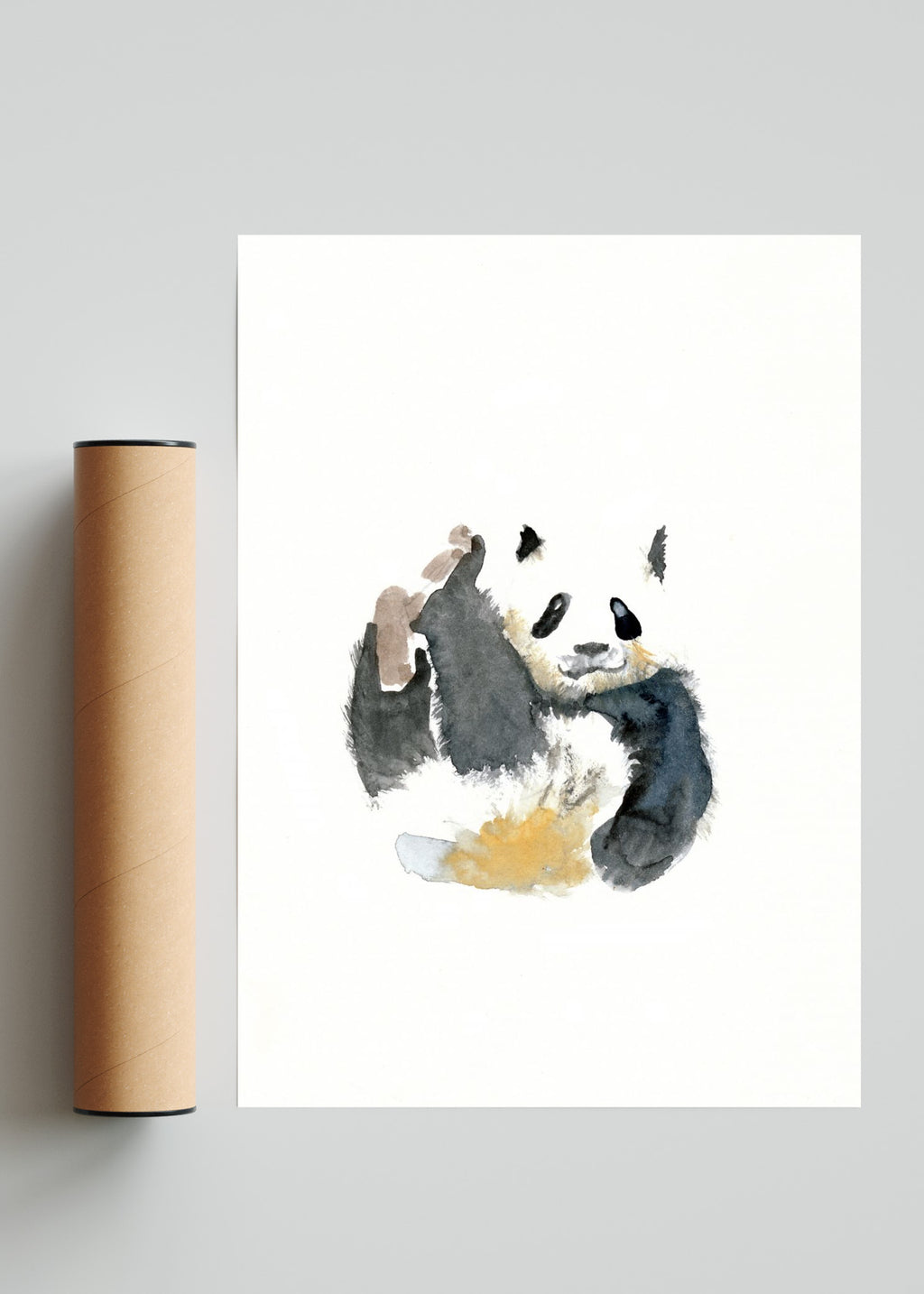 Oso panda - Retrato solo print