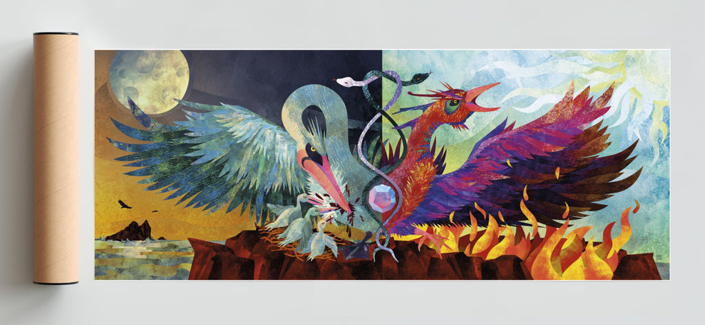 Alquimia - Pano H Solo print