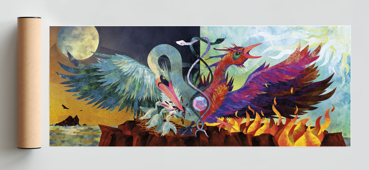 Alquimia - Pano H Solo print