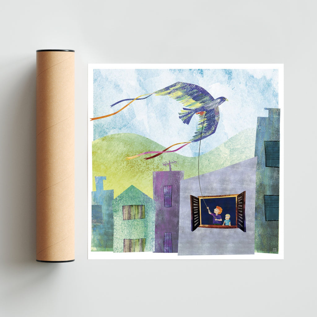 Barrilete - Cuadrado solo print