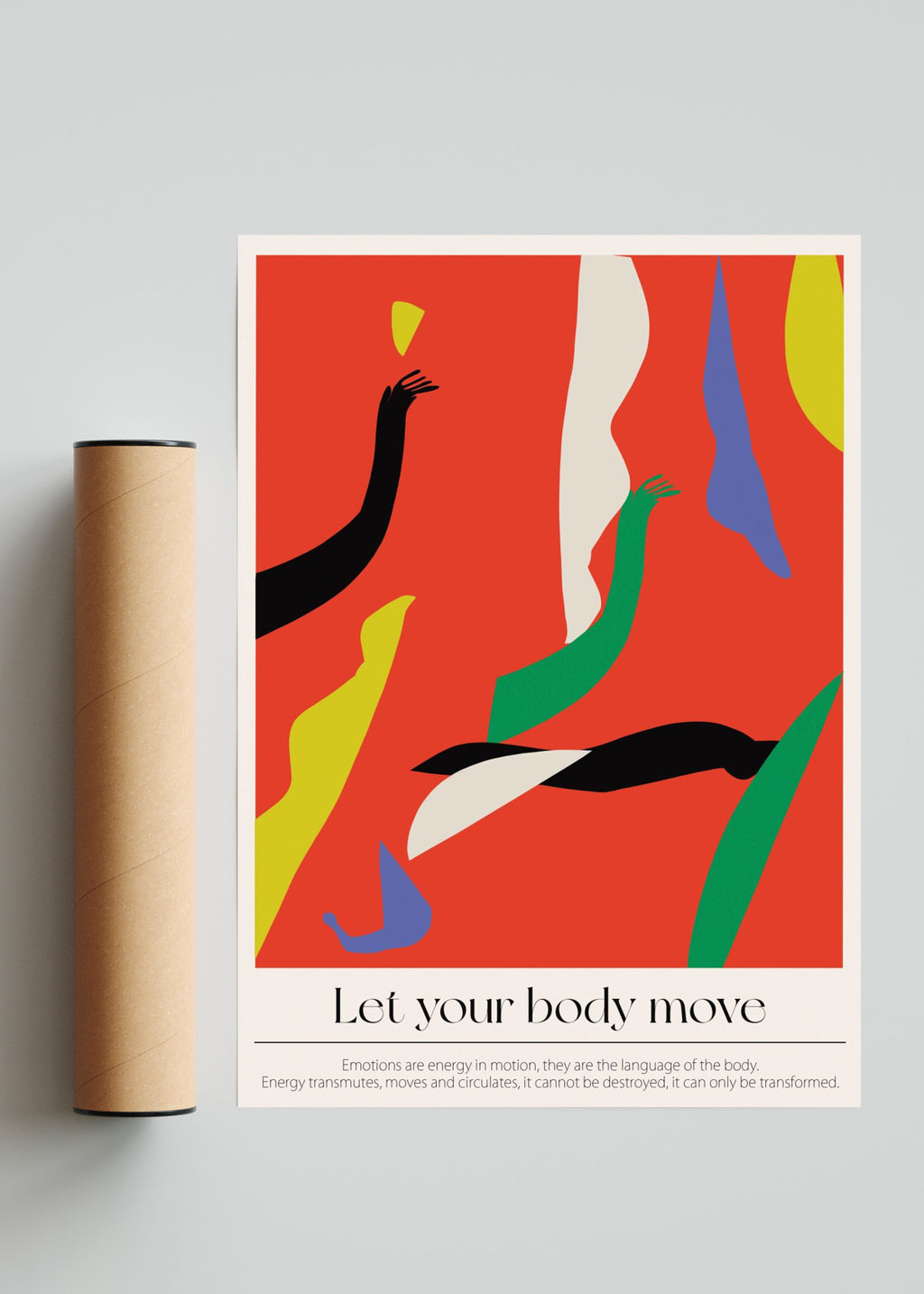 Let your body move - Retrato solo print