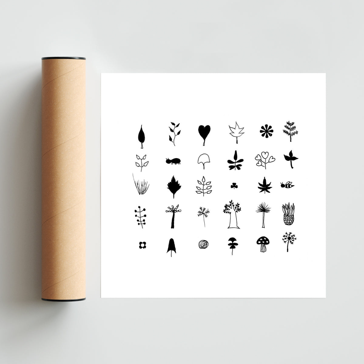 Catálogo de primavera. - Cuadrado solo print