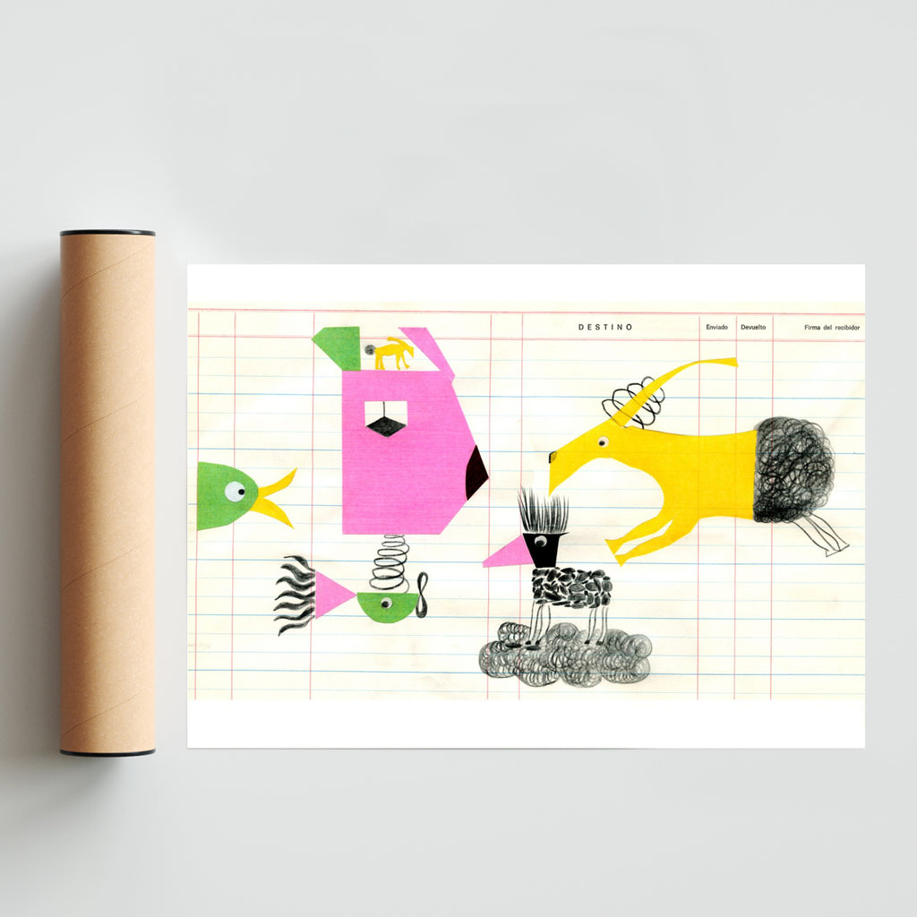 Animales fantásticos - Paisaje Solo print