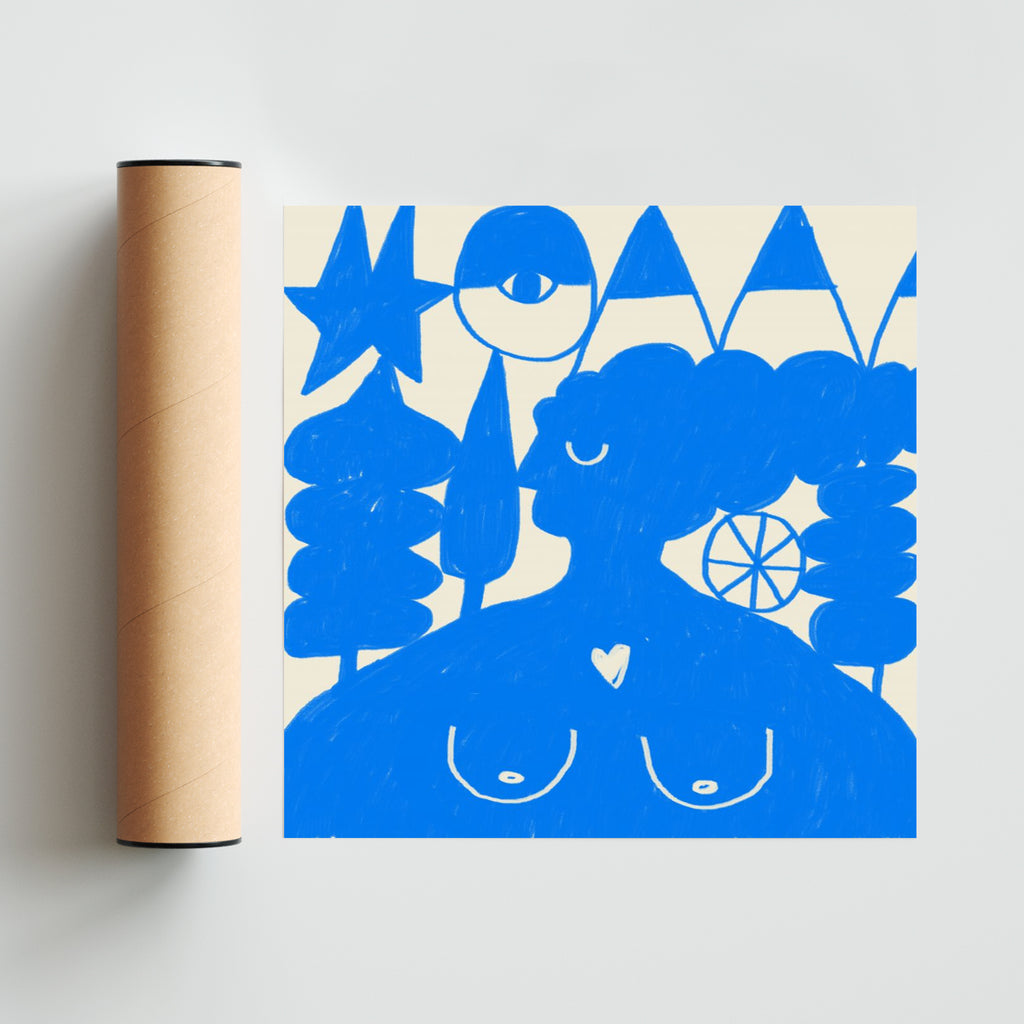 Llevo mis deseos conmigo - Cuadrado solo print