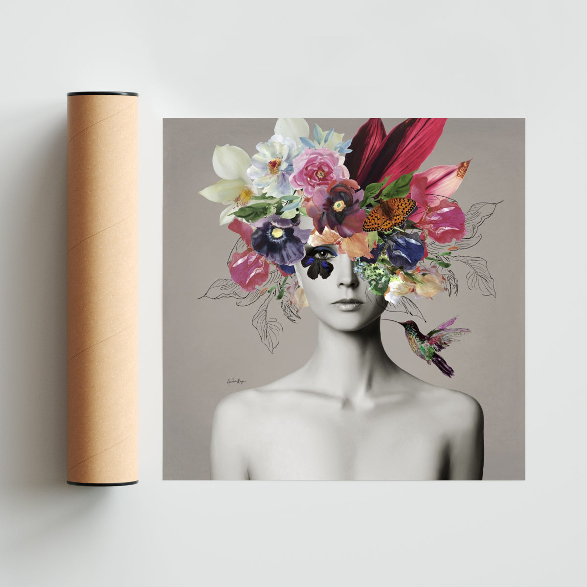 Vilarejo - Cuadrado solo print