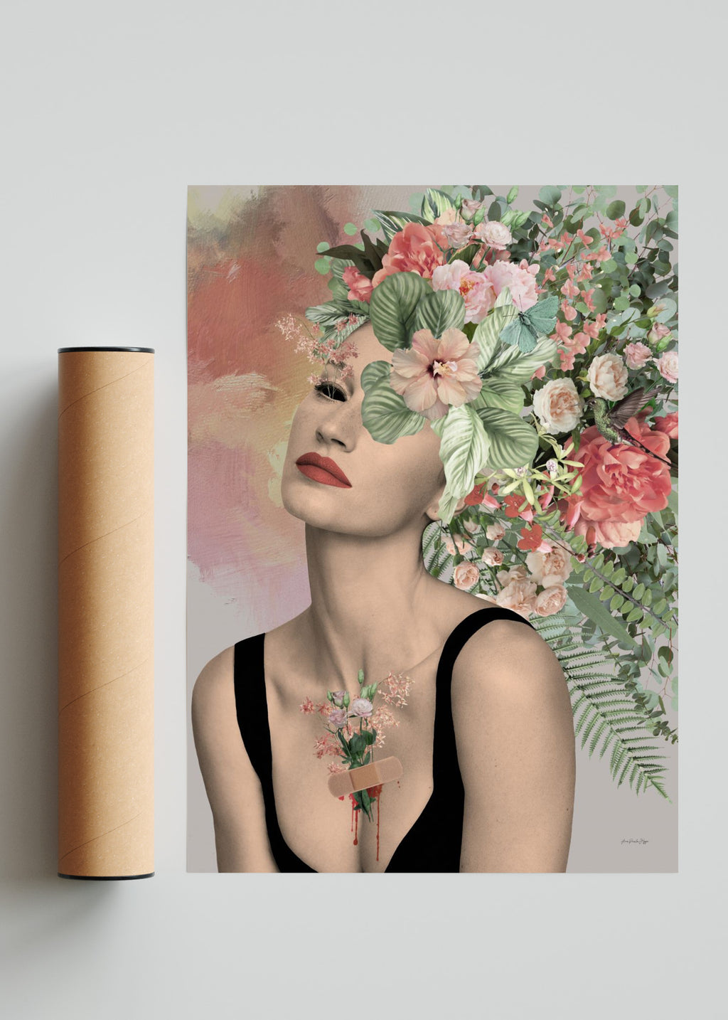 Piaf - Retrato solo print