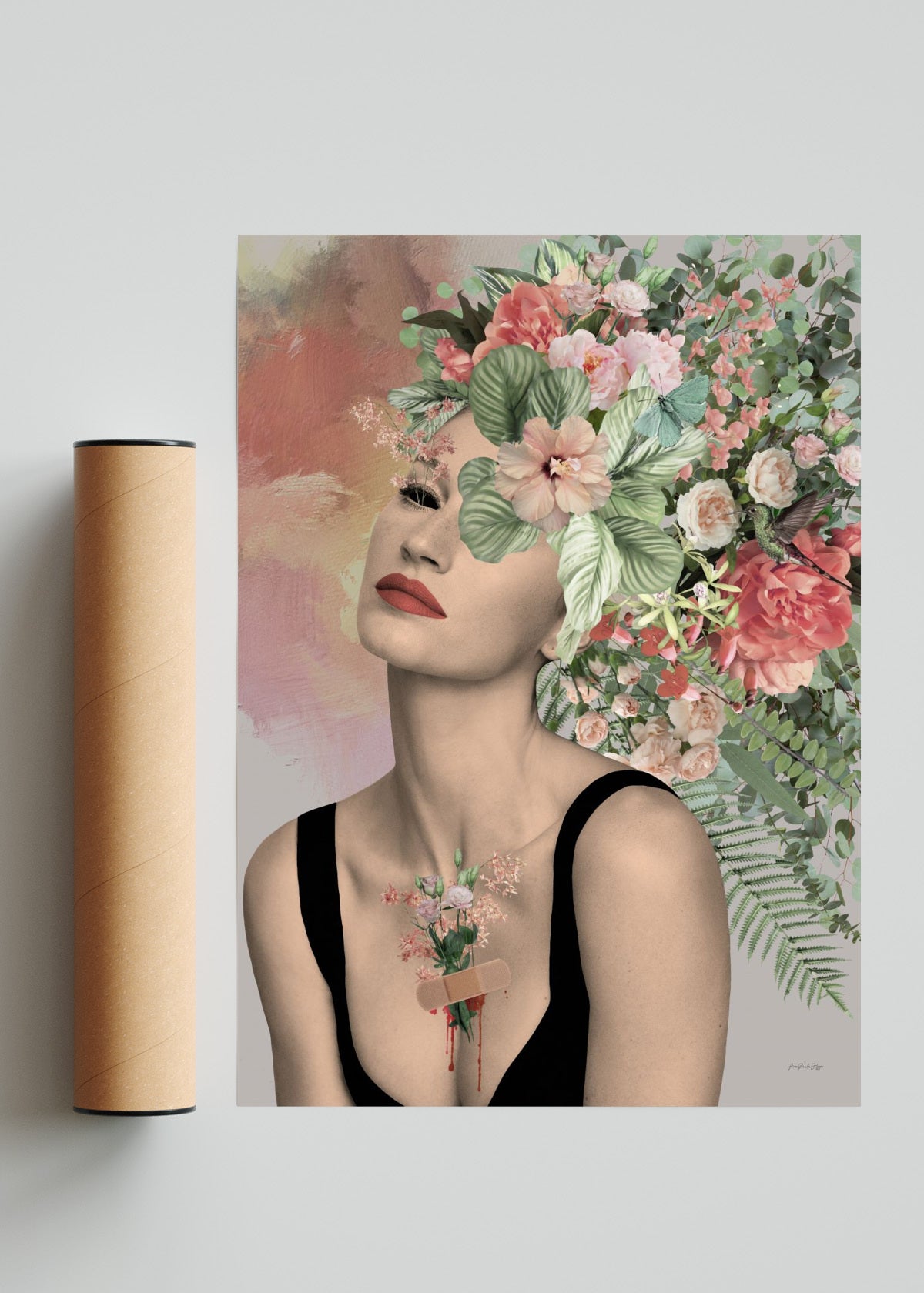 Piaf - Retrato solo print