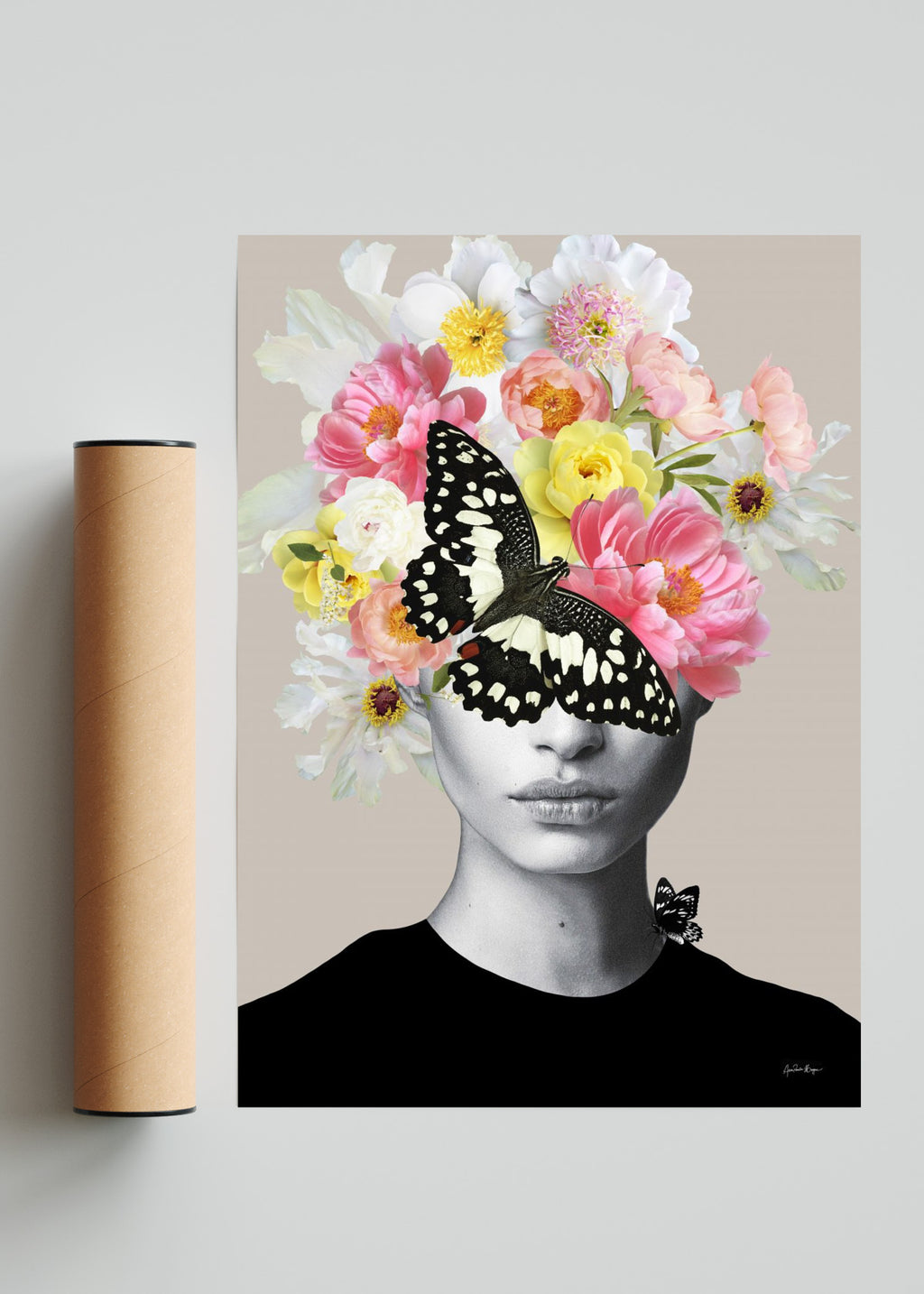 Amy Ivy - Retrato solo print