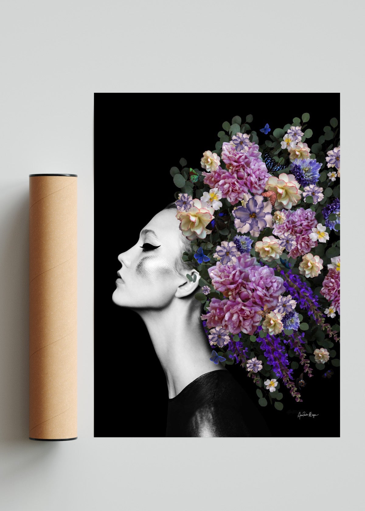 Anthropologie - Retrato solo print
