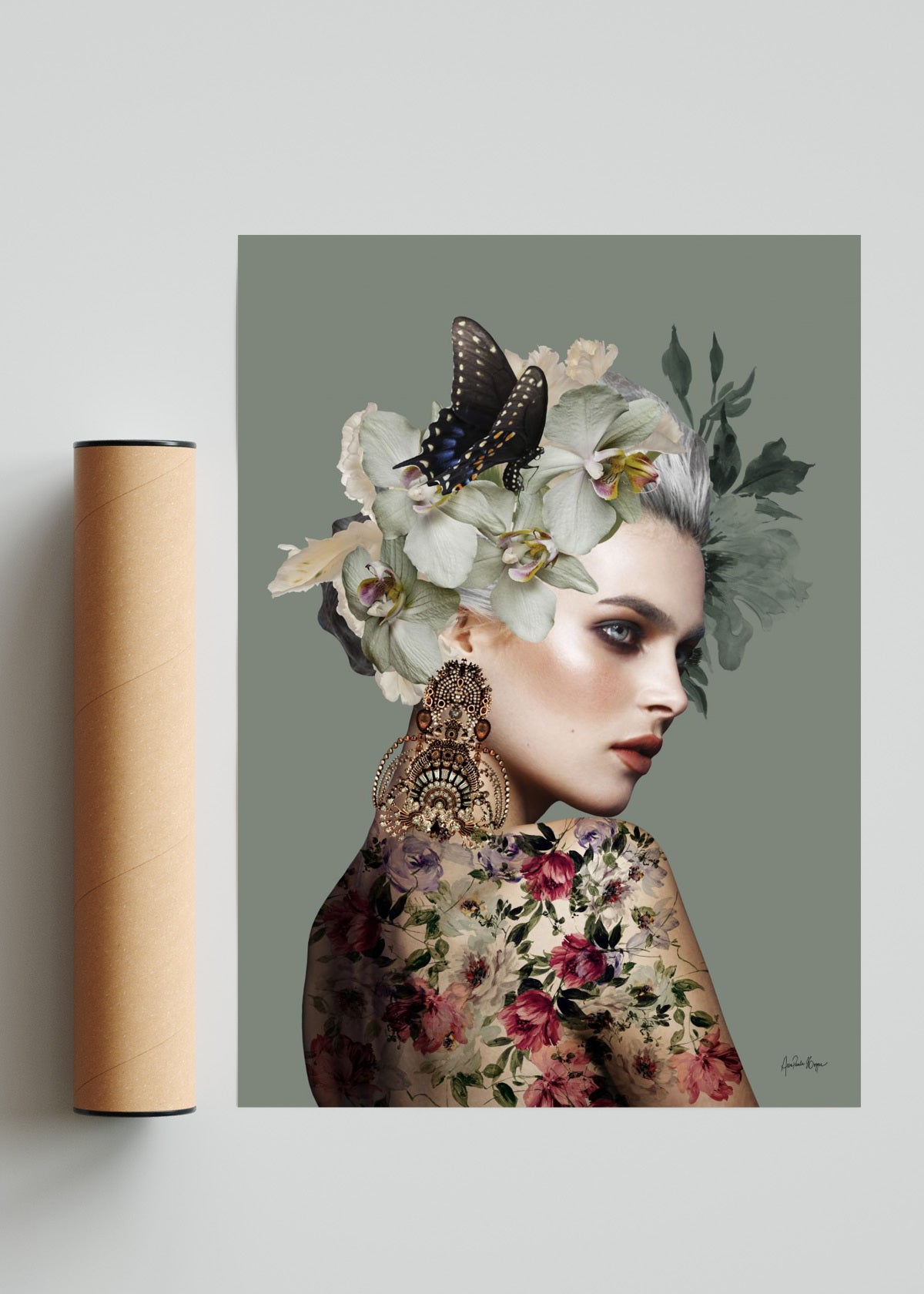 Marchesa - Retrato solo print