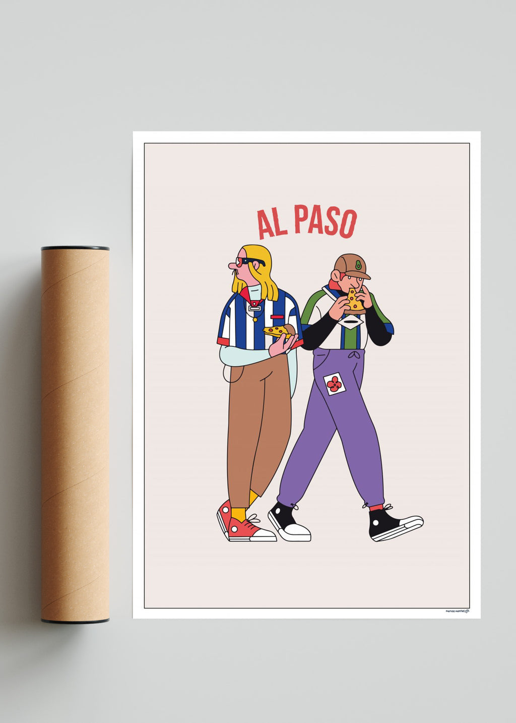 Al Paso - Retrato solo print