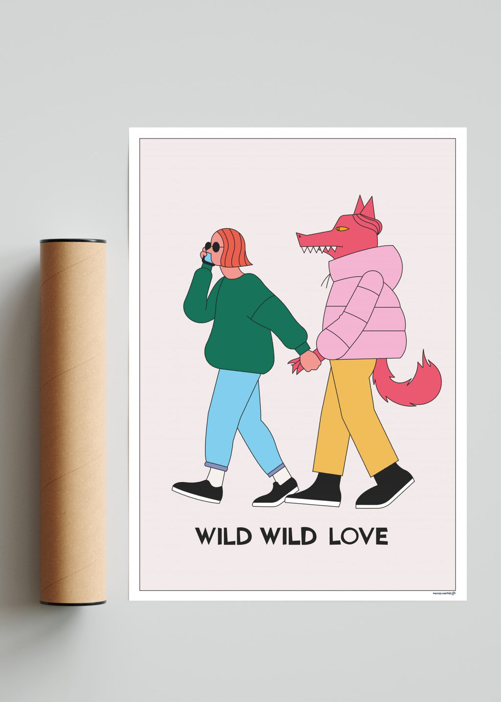 Wild Wild Love - Retrato solo print