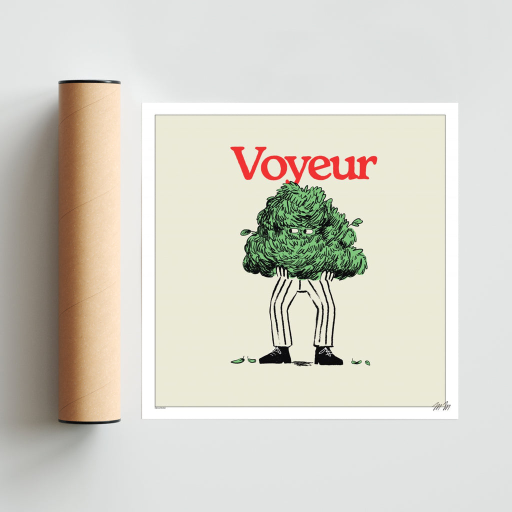 Voyeur - Cuadrado solo print
