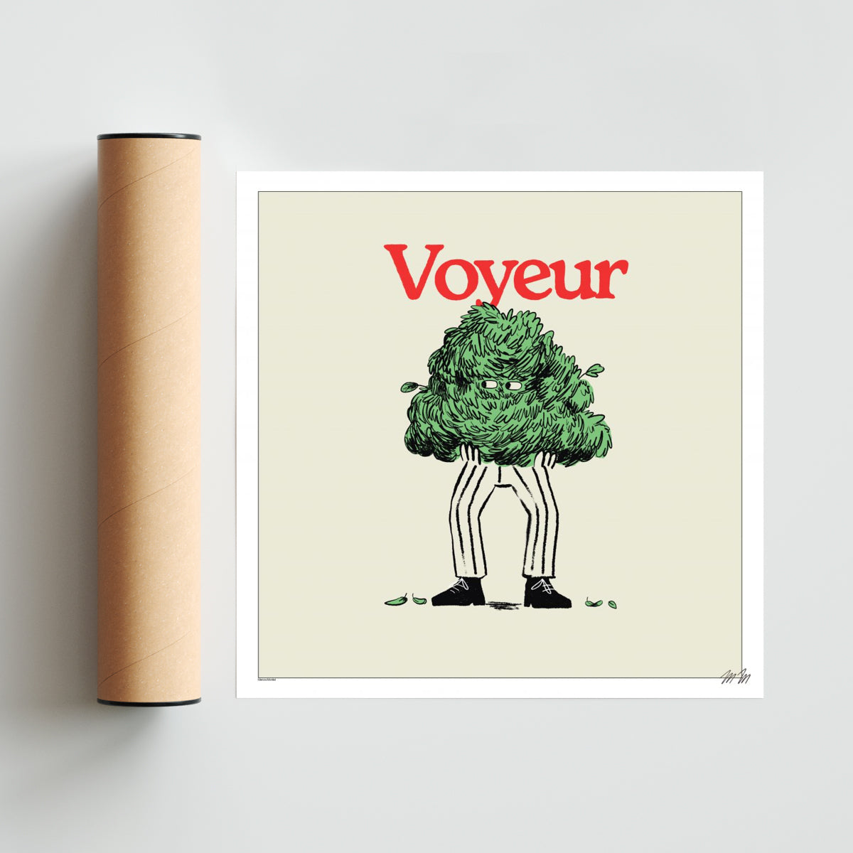 Voyeur - Cuadrado solo print