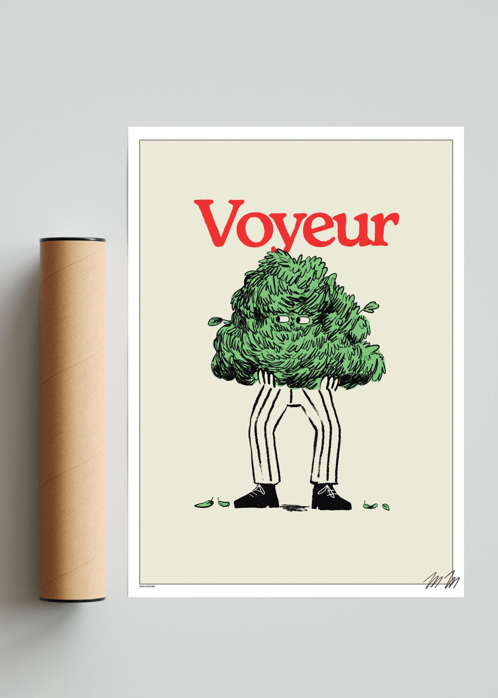 Voyeur - Retrato solo print