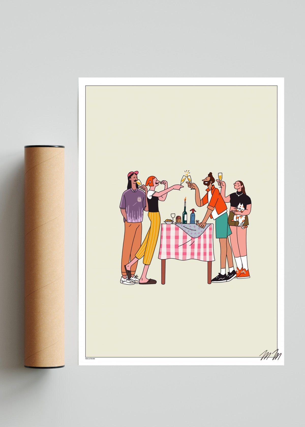 El Brindis - Retrato solo print