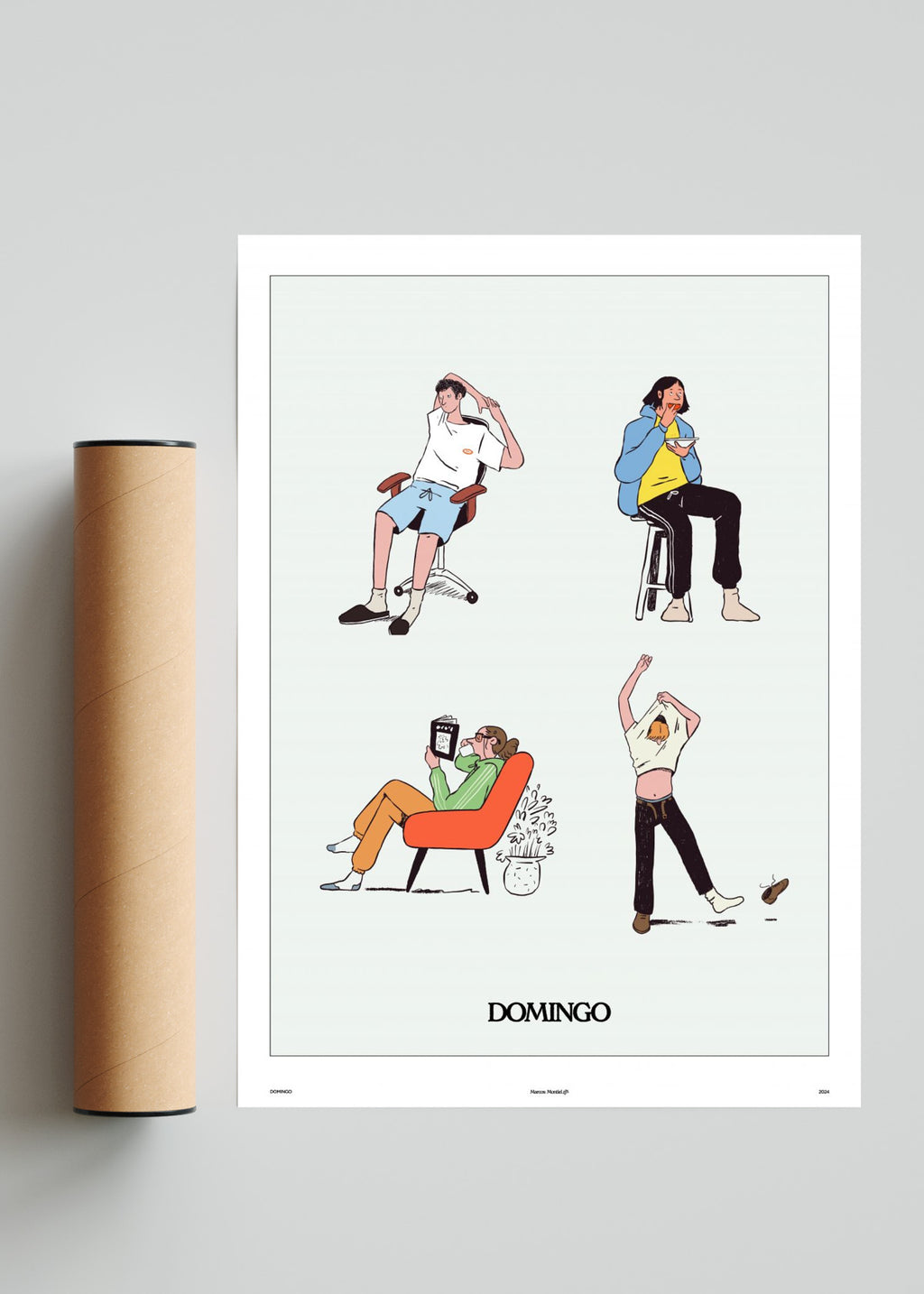 Domingo - Retrato solo print