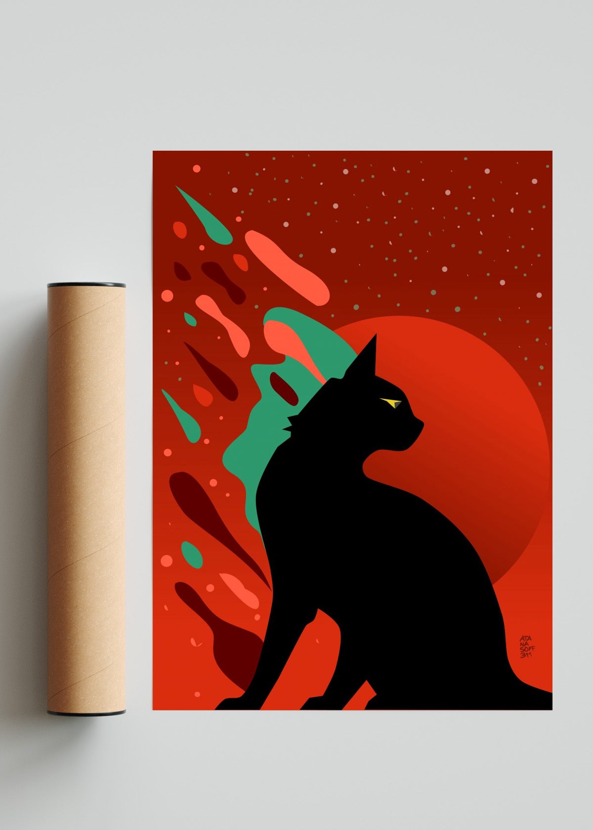 Cat#02 - Retrato solo print