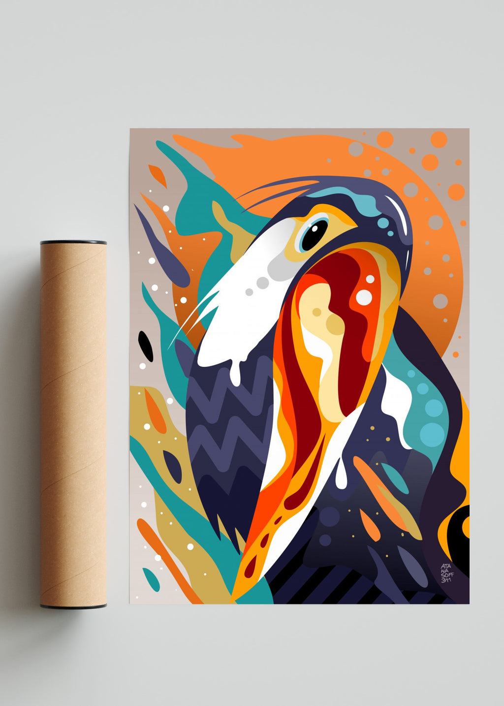 Tucan #01 - Retrato solo print