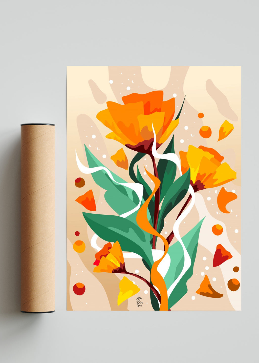 Flores #14 - Retrato solo print