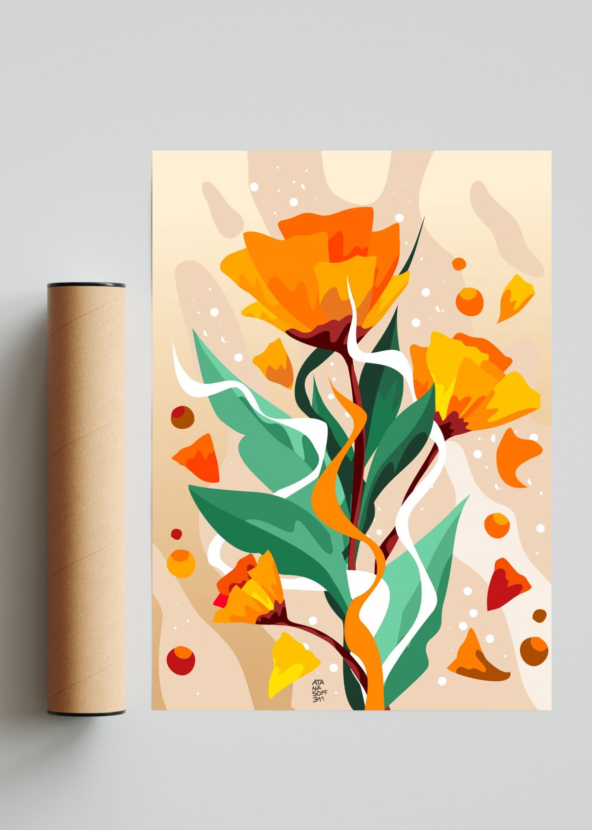 Flores #14 - Retrato solo print