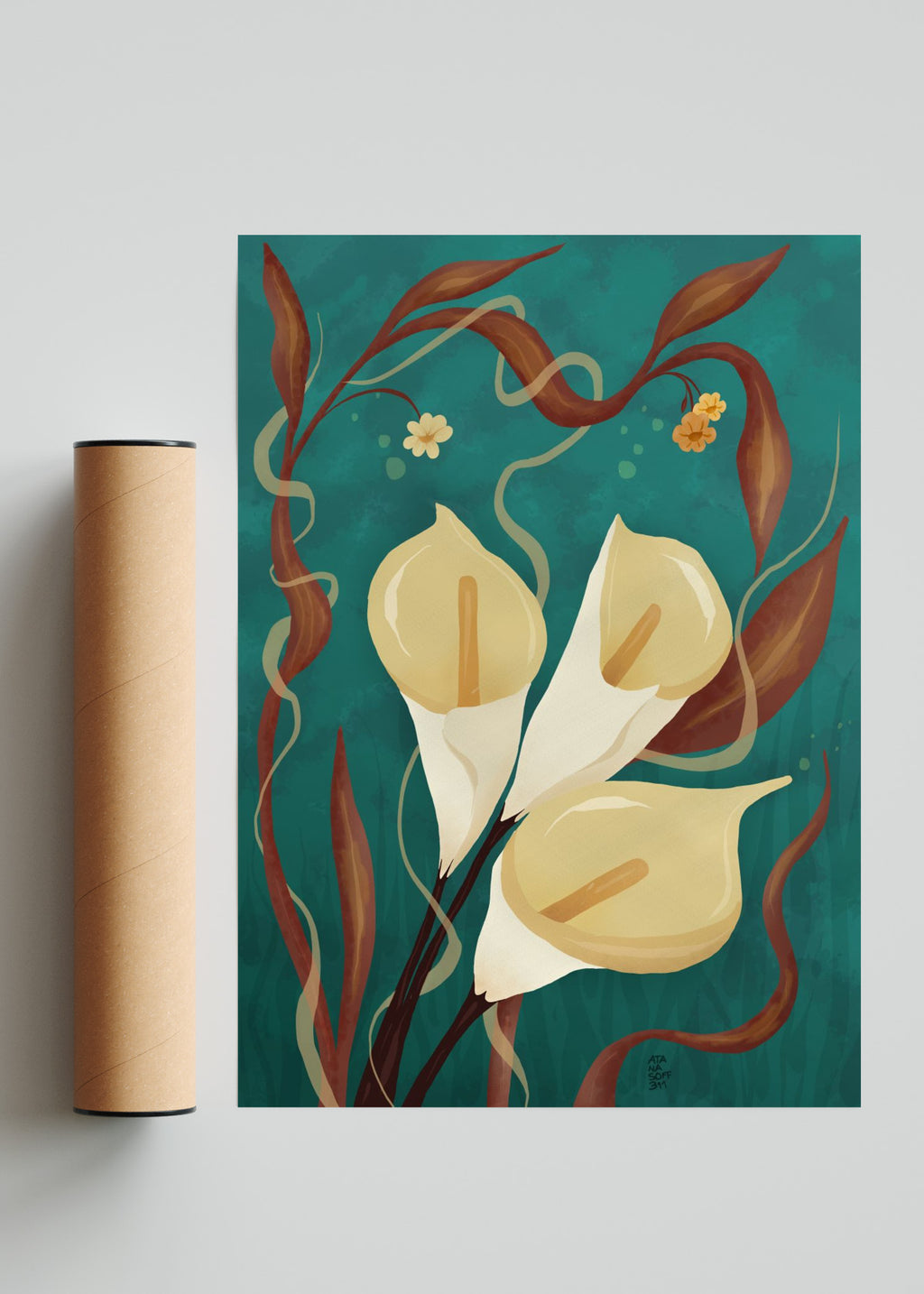 Flores #46 - Retrato solo print