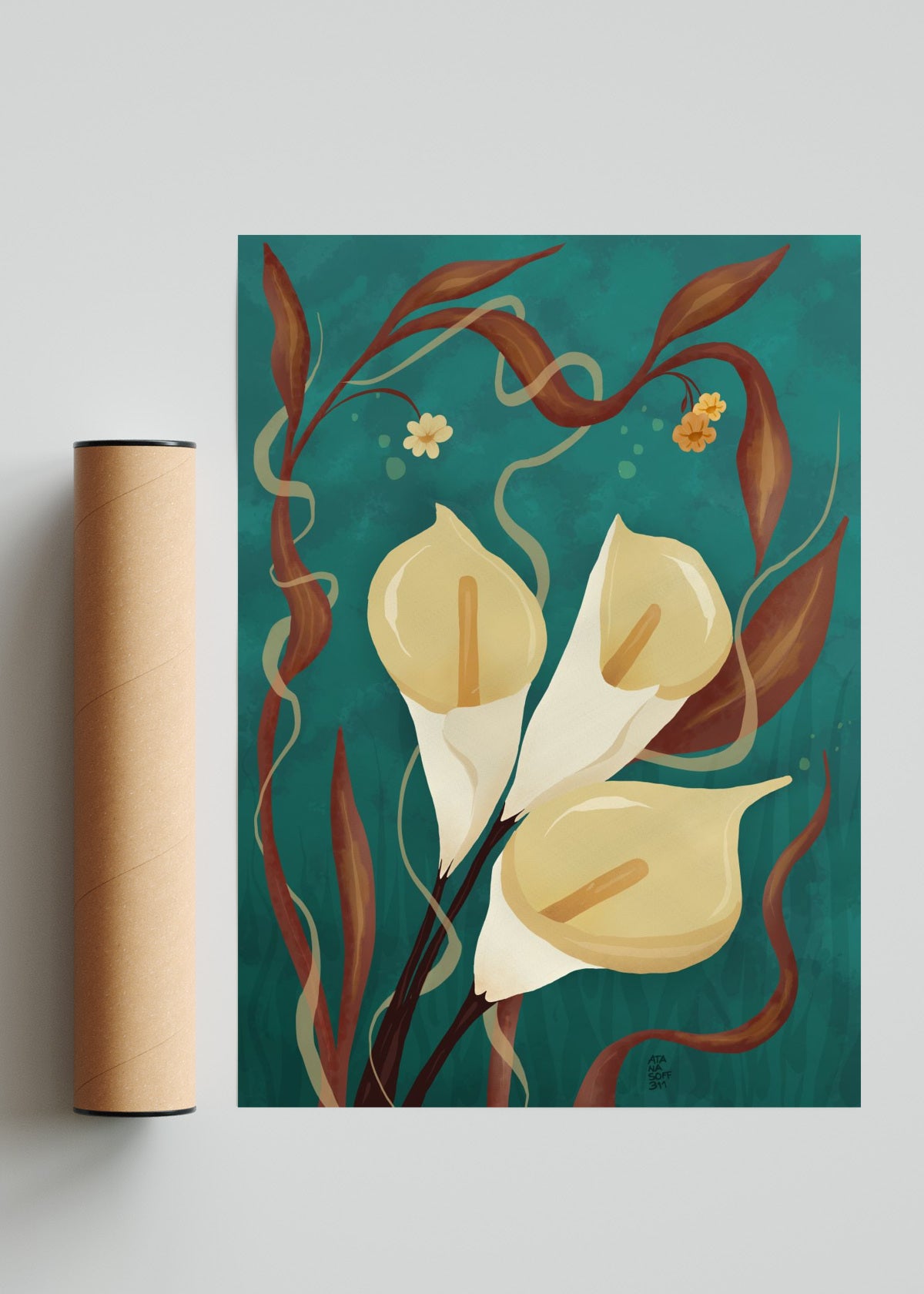 Flores #46 - Retrato solo print