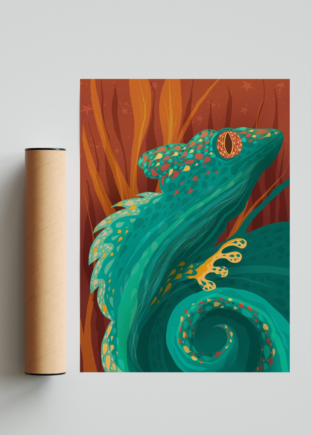Iguana #01 - Retrato solo print