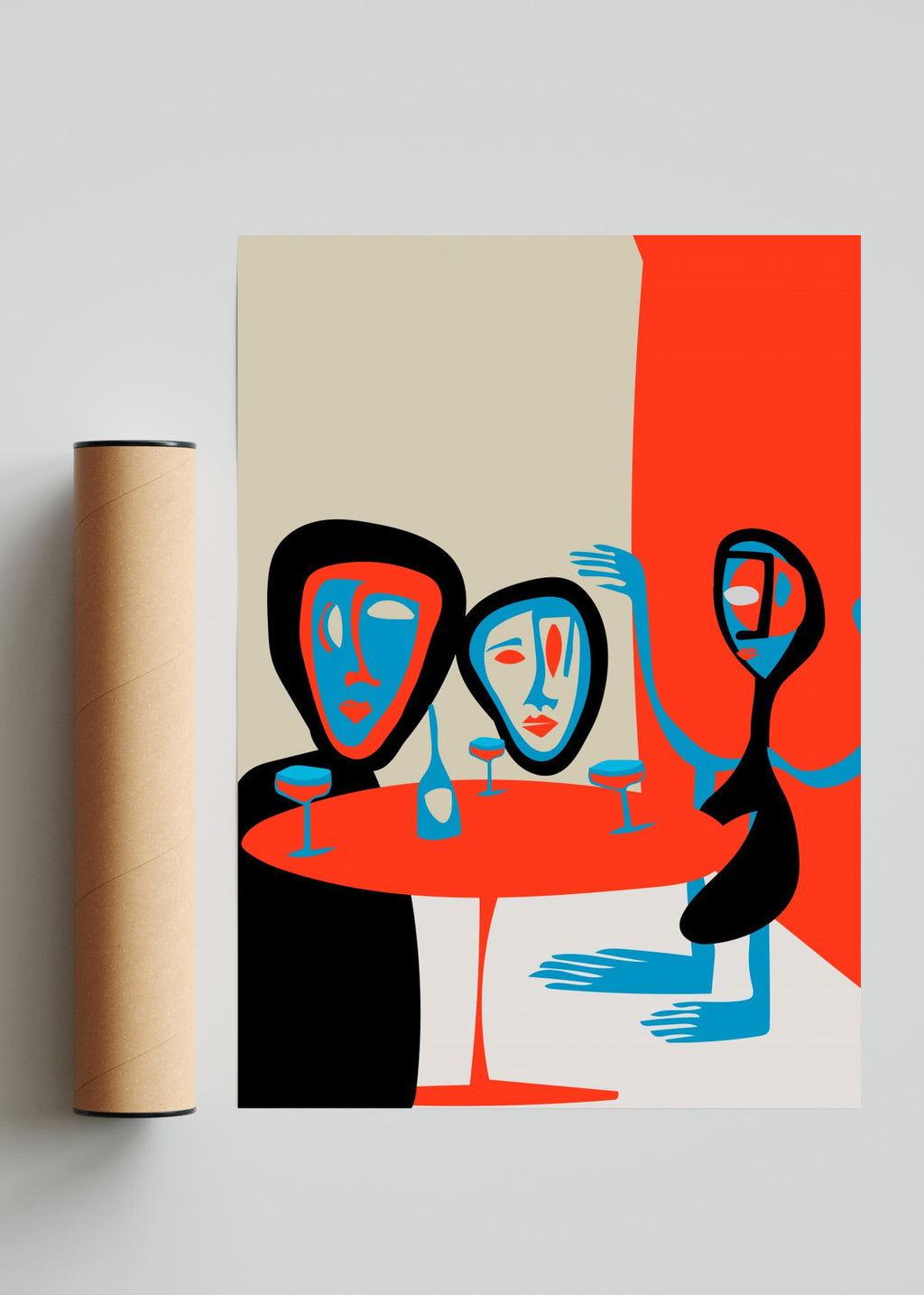 LOSROJOS - Retrato solo print
